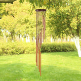 Wind Chime SOUND in DESCRIPTION! Large 36" Amazing Grace Gold Spiral Garden Patio Indoor Outdoor Memorial Sympathy Housewarming Gift