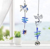 One Unicorn Suncatcher ONLY Crystal Pendant Christmas Winter Car Charm Sun Catcher Rainbow Maker Window Ornament Girls Decor My Little Pony