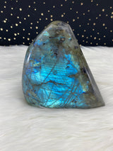 6.5” 4.7lb Large Labradorite Self Standing Freeform from Madagascar 2130g Dark Blue Iridescence Flash Quartz Third Eye Natural Rare Crystal