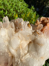 9.5” HUGE Unique Clear Quartz Cluster 7lb 8.4oz 3410g Many Twin Points Large Natural Crystal Mineral from Madagascar Display Big Crystal XL