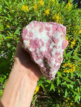 6.5" Large Pink Tourmaline Quartz 2lb 11oz 1210g Cluster, Rubellite Raw Crystal Depression Heart Chakra High Quality Rare Self Love Gift