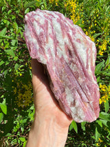 6.5" Large Pink Tourmaline Quartz 2lb 11oz 1210g Cluster, Rubellite Raw Crystal Depression Heart Chakra High Quality Rare Self Love Gift