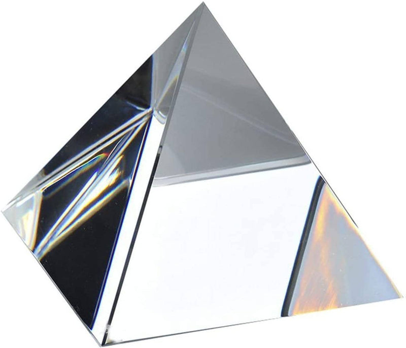 Crystal Optical Clear Crystal Photography Set Sphere Pyramid Cube Light Education Camera Orb Ball Prism Gift Large 50mm 55mm 60mm