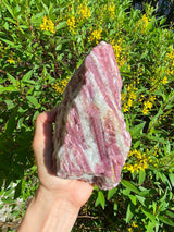 6.5" Large Pink Tourmaline Quartz 2lb 11oz 1210g Cluster, Rubellite Raw Crystal Depression Heart Chakra High Quality Rare Self Love Gift