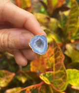 Natural Shape Navy Blue Geode Druzy Quartz Gold Plated Adjustable Ring Dainty Modern Gemstone Crystal Jewelry Unique Friend Gift for Her