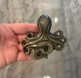 Goldsheen Obsidian Octopus Hand Carved Crystal Base Chakra Manifestation Psychic Ability Purification Altar Tile Birthday Small Large XL